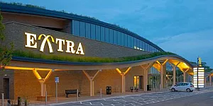 Parking at Extra motorway services in Leeds