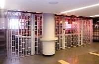floor to ceiling vision guard sliding shutter