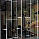 Closeup curtain FlexiGlide classic chainlink shutter with anodised aluminium finish