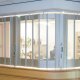 Reception desk with Vision Air sliding shutter