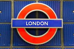 Sign of the London underground
